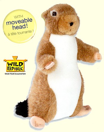 Wild Republic Stuffed Plush Prairie Dog