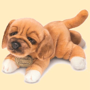 stuffed puggle dog