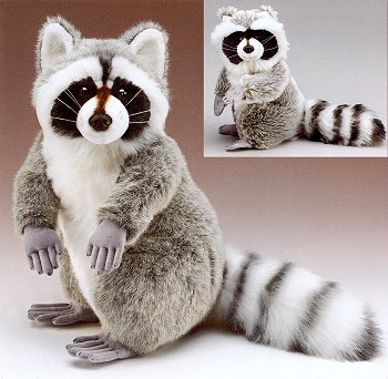Wildlife Artists Stuffed Plush Raccoons