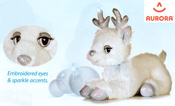 noelle snow cone reindeer stuffed animal