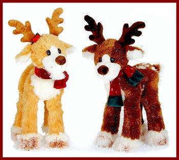 noelle snow cone reindeer stuffed animal