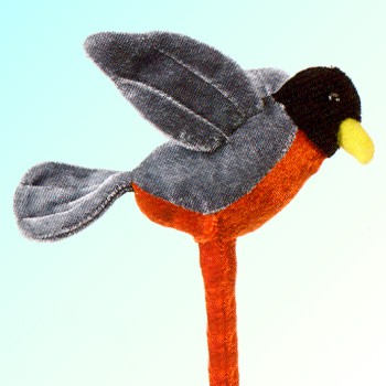 robin stuffed toy