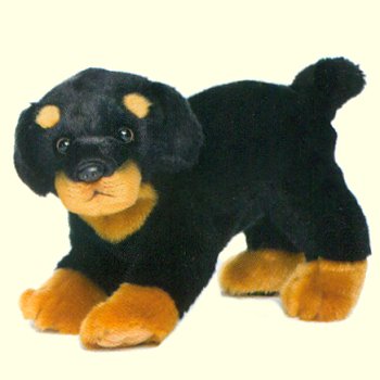rottweiler puppy stuffed animal