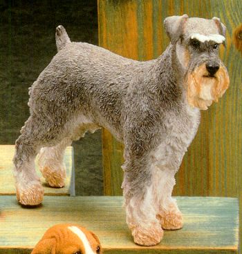 Country Artists Schnauzer Sculpture