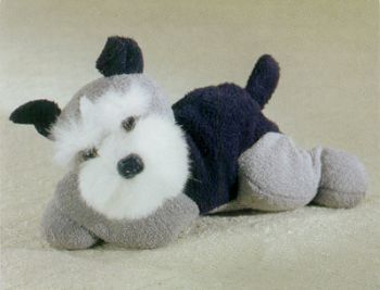 Stuffed Plush Rugby Schnauzer