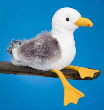 stuffed seagull toy