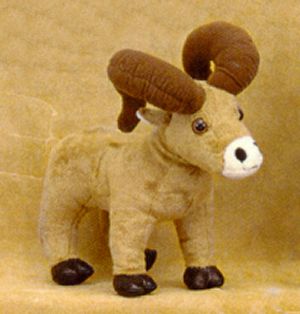 Stuffed Desert Big Horn Sheep