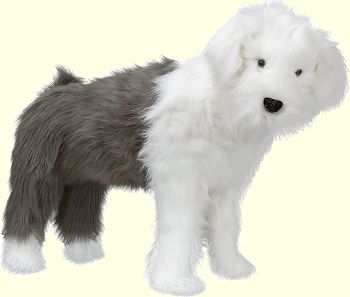 Stuffed Plush Life Size English Sheep Dog