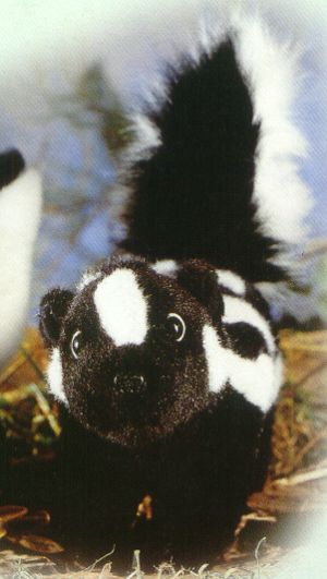 Omega Stuffed Spotted Skunk