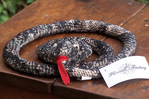 Flower Factory Stuffed Plush Rattlesnake