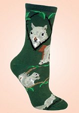 Squirrels on Green from CritterSocks.com