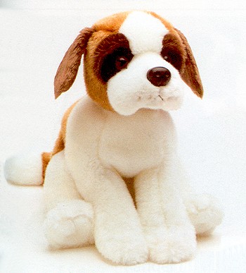 Aurora "Yodel" Stuffed Plush Saint Bernard Puppy