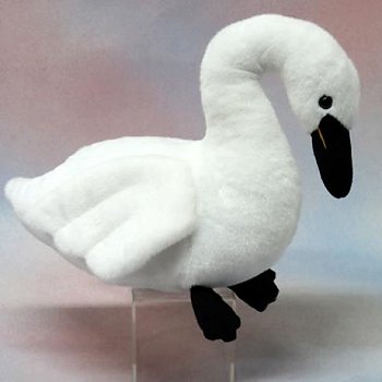 Wish Pets Plush White Swan