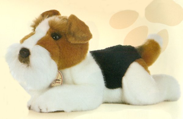fox terrier stuffed animal