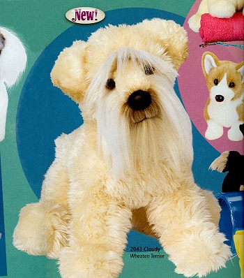 plush wheaten terrier