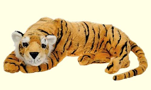 Fiesta Lying Plush Bengal Tiger