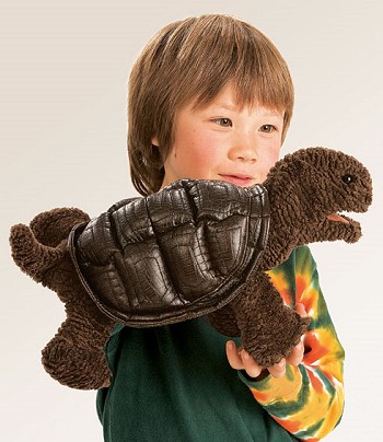 Folkmanis Plush Baby Galapagos Tortoise