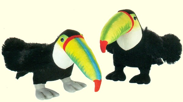 Fiesta Stuffed Plush Toucans