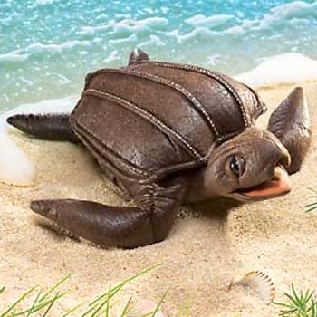 Folkmanis Leatherback Sea Turtle Hand Puppet