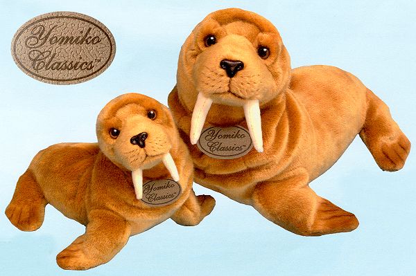 Russ Berrie Yomiko Stuffed Plush Walruses