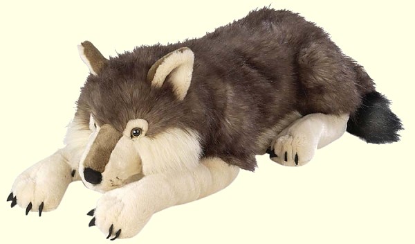 timber wolf plush
