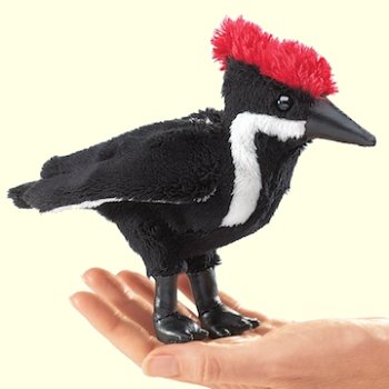 Folkmanis Mini Woodpecker Finger Puppet
