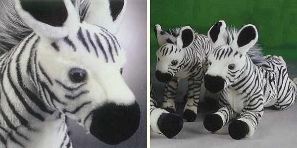 Leosco Stuffed Plush Zebras