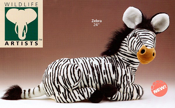 Stuffed Plush Zebra