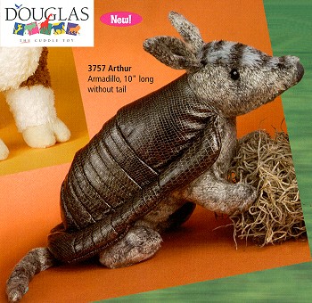 Douglas "Arthur" Stuffed Plush Armadillo