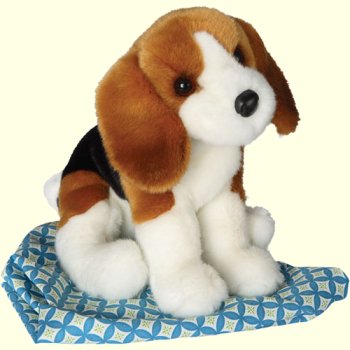 Douglas Balthezar Sitting Plush Beagle