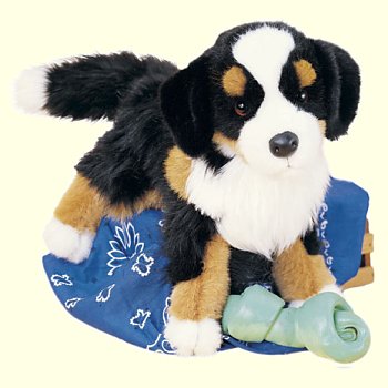 Stuffed Plush Bernese Mountain Dog
