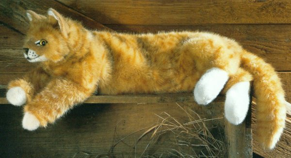 Kosen Plush Ginger Cat Stuffed Animal