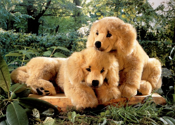 Kosen Stuffed Plush Golden Retriever Puppies