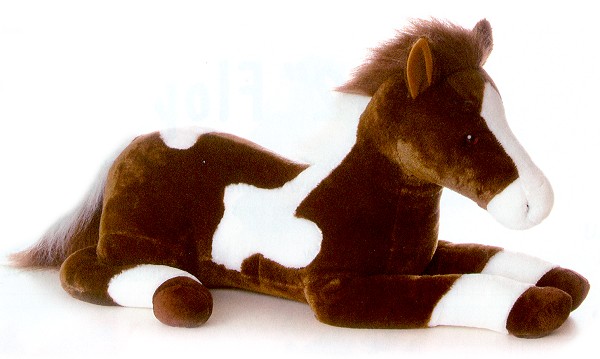 Aurora Stuffed Plush Paint Horse
