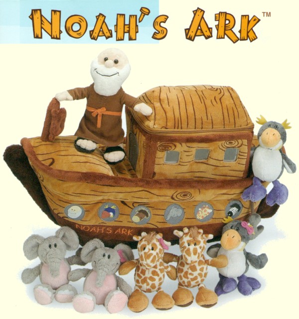 Small Plush Noah's Ark Play Set