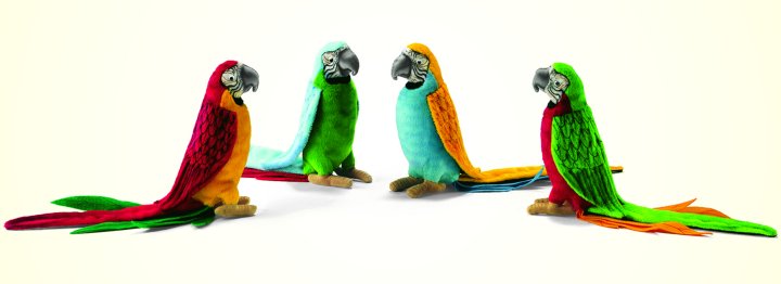 Hansa Plush Parrot Stuffed Animals