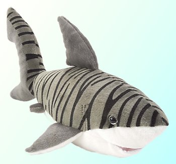 Wild Republic Cuddlekins Plush Tiger Shark