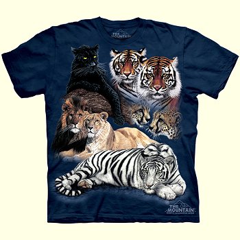 Big Cat Collage T-Shirt from The Mountain